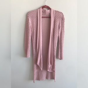 Ping woven cardigan.